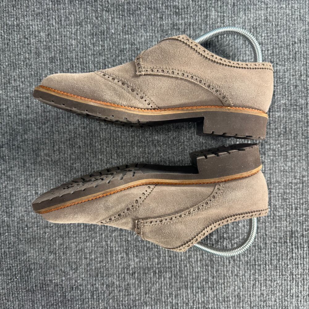 Sarto by Franco Sarto Womens Isa Monk Strap Oxford Shoes Size 7.5 Brown Suede - Picture 6 of 14